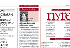 C. Jaye Berger, Esq. of Law Offices of C. Jaye Berger discusses NYREJ’s 30th Anniversary
